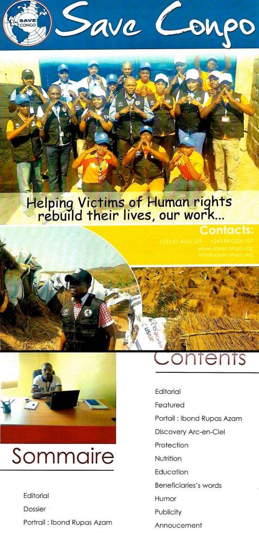 SAVE CONGO Magazine Cover